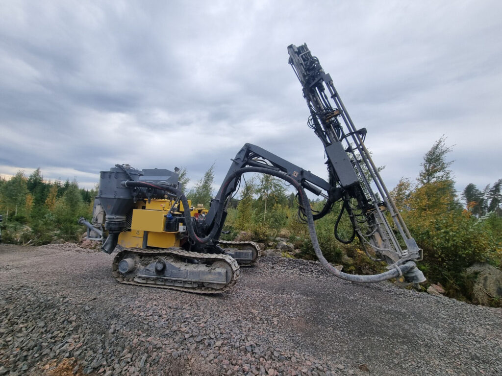 Atlas Copco FlexiROC T30R borrvagn