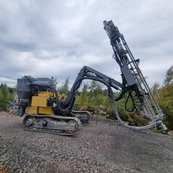 Atlas Copco FlexiROC T30R borrvagn